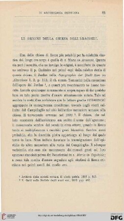 5.Ser.4.1894: Le origini della chiesa dell'aracoeli