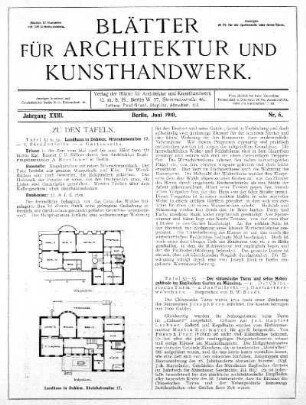 Nr. 6, Juni 1910