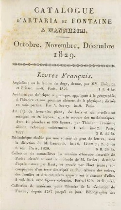 Livres Français