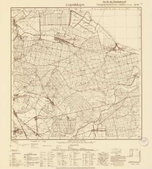 2249 Leopoldshagen, Topographische Karte 1:25000 (4cm - Karte)