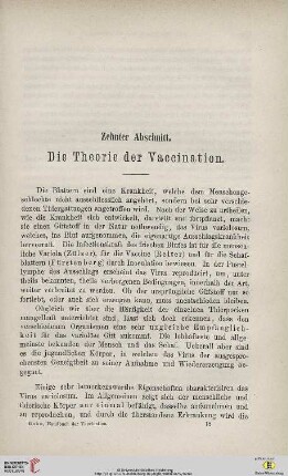Zehnter Abschnitt