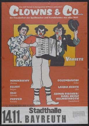 Clowns & Comedy - Varieté, Bayreuth, ohne Jahr