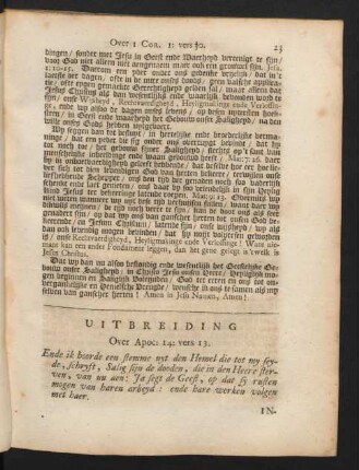 Uitbreiding Over Apoc: 14: vers 13.
