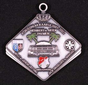 Orden Schützenkönig Kaarst 2001/02 Heribert Palmen