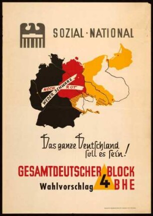 GB/BHE, Bundestagswahl 1957