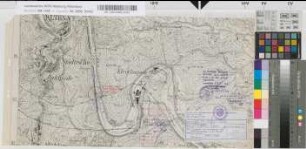 Lageplan für Aufhebung des Bahnüberganges in km 33,517 der Strecke Hagen-Siegen (Buchholz), M. 1:10.000 Stnr.: 51, Iwü, Bunr.: 14, Blnr.: 1