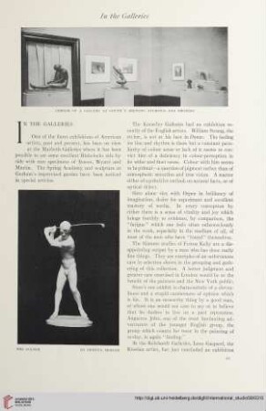 In the galleries