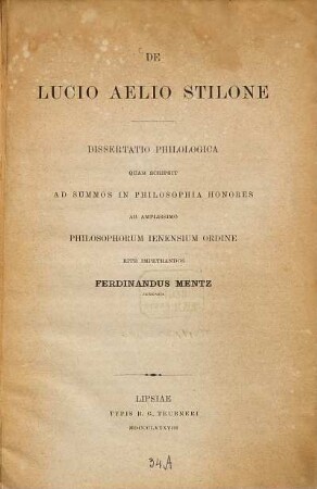 De Lucio Aelio Stilone