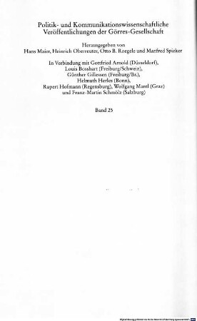Vom Gottesrecht zum Menschenrecht : das katholische Staatsdenken in Deutschland von der Französischen Revolution bis zum II. Vatikanischen Konzil ; (1789 - 1965)