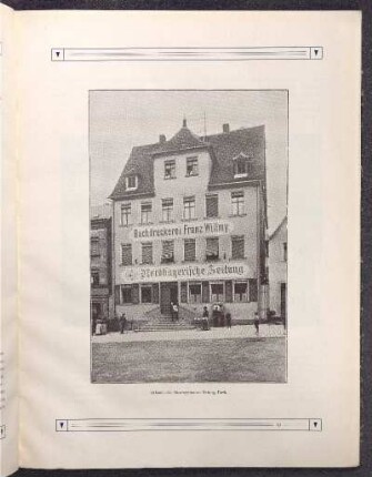 Gebäude der Nordbayerischen Zeitung, Fürth.