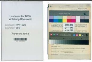 Entnazifizierung Anna Funccius , geb. 06.02.1907 (Kauffrau)
