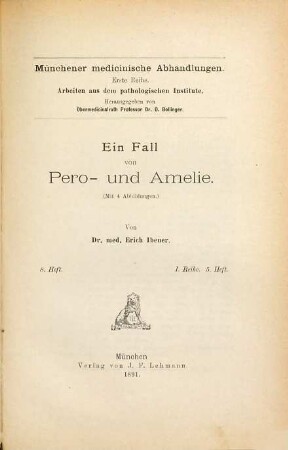 Ein Fall von Pero- und Amelie