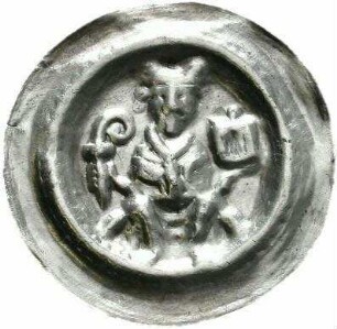 Abt (Starkrad 1253-1263 oder Hermann 1265-1269) von Seligenstadt? - Hälbling