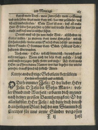 Kurtze andechtige Gebetlein/ betrübten Herzten erfrewlich und tröstlich.