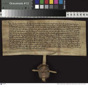 Dietrich von Elner, Komtur zu Balga und Vogt zu Natangen, beurkundet eine Erbschaftsregelung zwischen Ryttawe und den Brüdern dessen Ehefrau Helene, nämlich Milegede, Rappote, Lorentz und Fritcze, betreffend die Güter Pollwitten und Wargelitten.