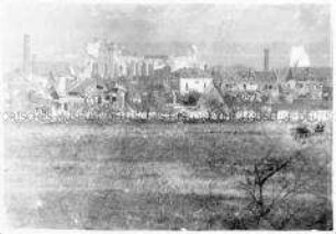 Blick auf das zerstörte Arras
