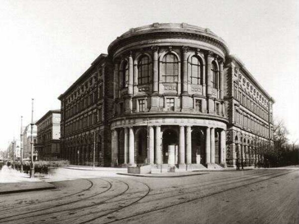 Royal Museum of Ethnology in Königgrätzer Strasse, corner of Prinz- Albrecht-Strasse, Berlin; built 1880-1886