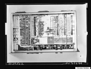 Prüfautomat für Thyristoren, Einschub Nr. M18601.2Sp, Unterseite, Foto 1974