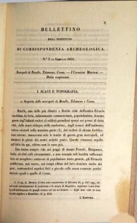 Bullettino dell'Instituto di Corrispondenza Archeologica = Bulletin de l'Institut de Correspondence Archéologique, 1851