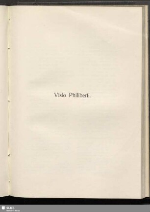 Visio Philiberti