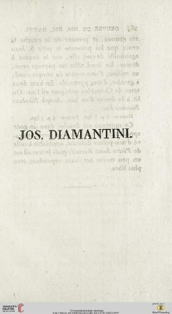 Jos. Diamantini