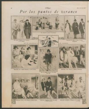 Por los puntos de veraneo