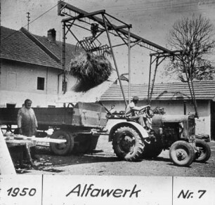 Fotografie: Gülle- und Entmistungstechnik, Festmist, Greiferanlage, Ein- und Auslagerungstechnik