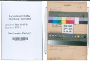 Entnazifizierung Gerhard Neuhausen , geb. 02.09.1902 (Arbeiter)