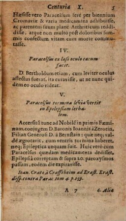 Sylloges Memorabilium Medicinae Et Mirabilium Naturae Arcanorum, Centuriae .... 10