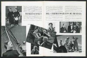 Realizaciones del cinematógrafo de Francia