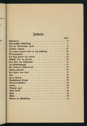 59-60, Inhaltsverzeichnis