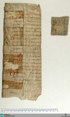 Sacramentarium, Fragment - Cod. Aug. Fr. 28