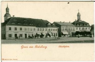 Radeburg. Marktplatz