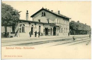 Miltitz. Bahnhof