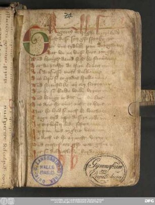 [Des Engels und Jesu Unterweisungen]