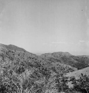 Panorama : Panorama der Straße entlang der Zentralafrikanischen Schwelle
