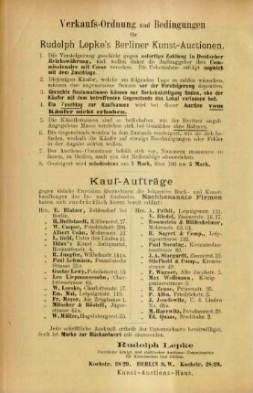 Rudolph Lepke's Berliner Kunst-Auctionen