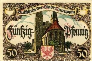 Neuruppin, Stadt: 50 Pfennig 1921