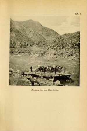 Tafel 4. Übergang über den Fluss Katun
