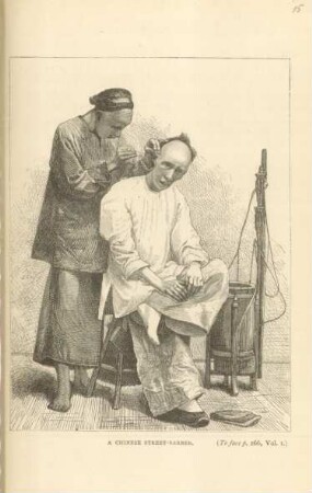 A Chinese street-barber