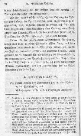 4. Forstverwaltung.