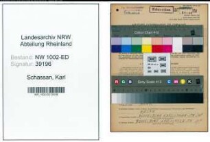 Entnazifizierung Karl Schassan, geb. 02.04.1894 (Lehrer)