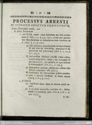 Processus Arresti