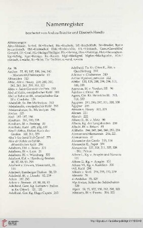 Namenregister
