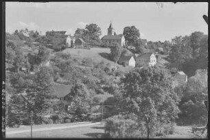 Rothschönberg. Blick nach der Kirche