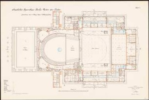 Staatsoper, Berlin Umbau: Grundriss 4. Obergeschoss 1:100