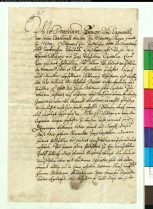 Das Domkapitel quittiert dem Kloster Liesborn wegen Ablösung einer Schuld.