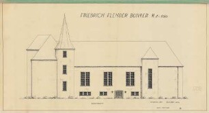 Friedrich Flender Bunker, Südansicht