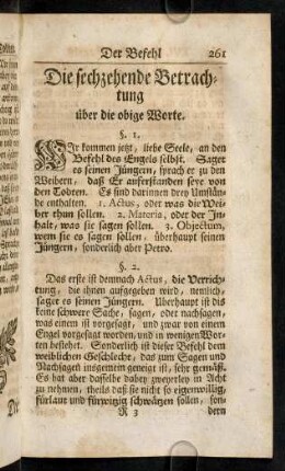 261-273, Sechzehende Betrachtung