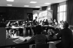 St. Ulrich: Landvolkshochschule St. Ulrich; Klassenraum beim Unterricht